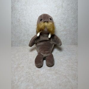 Vintage Rare Ty Beanie Babies Jolly The Walrus Plush Kids Toy 1996